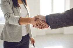 Business Handshake Woman Social