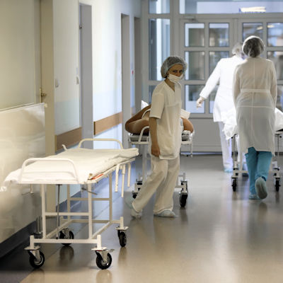 Hospital Corridor Gurney 400