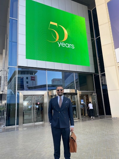 Saif Afat, MD, chairperson of the ESR Radiology Trainees Forum Subcommittee and managing senior physician at the University Hospital of Tübingen in Germany, was one of many European attendees at Arab Health 2025.