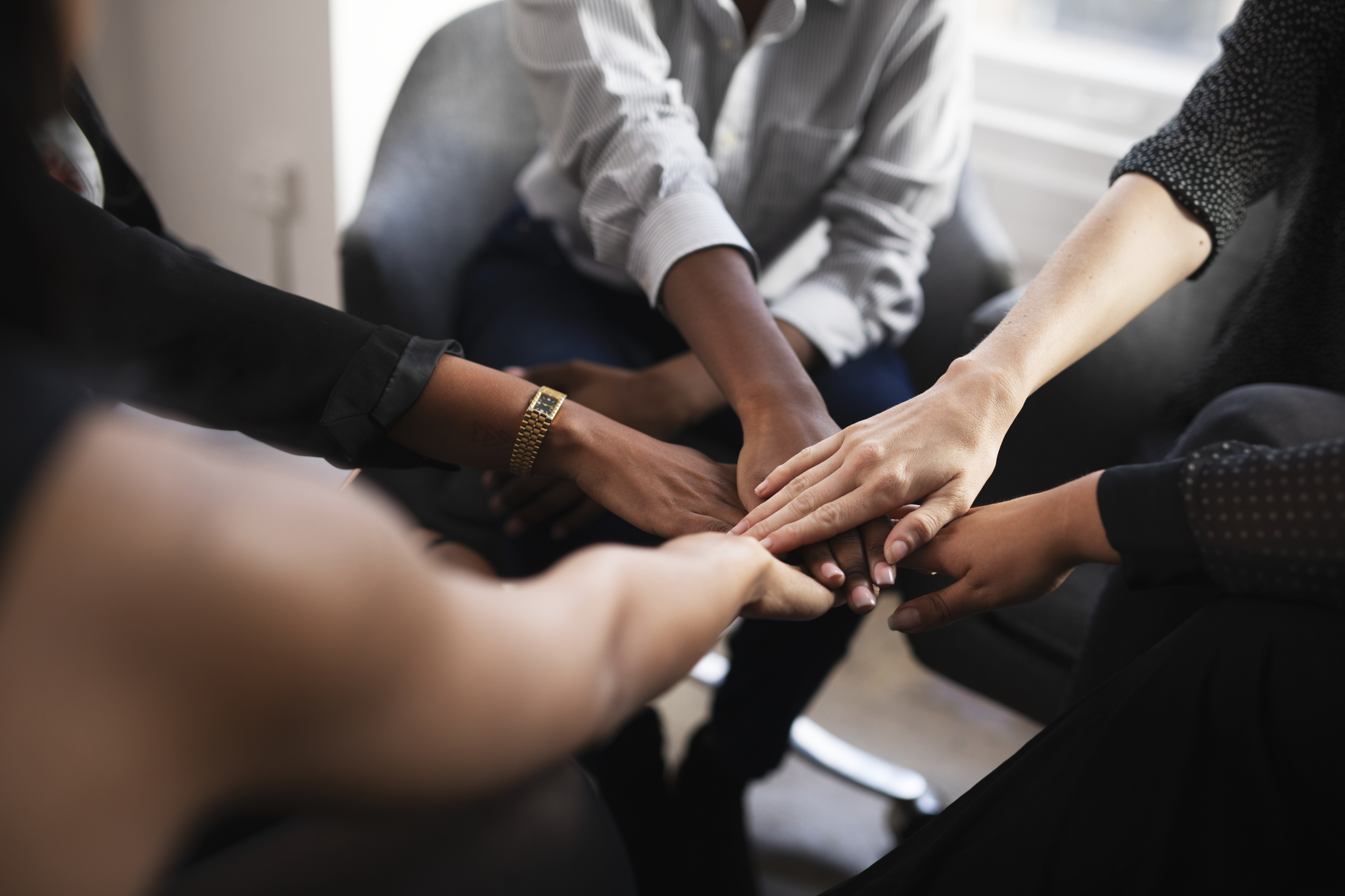 Business Hands Cooperation