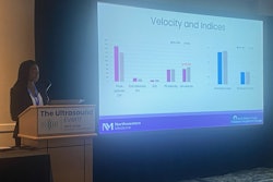 Nkechinyelum Ogu, MD, presents her team’s findings showing that aspirin use among pregnant women is not tied to more severe fetal ductus arteriosus constriction and other complications.