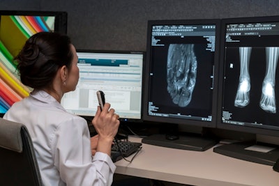 Radiologist Dictating