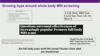 Headlines capture the hype around WB-MRI.