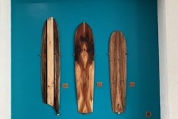 Lloyd Boards: The 'Auana, the Pueo, and Koa Wai Kula (L-R)
