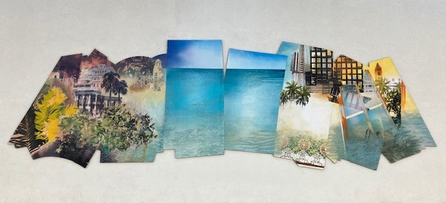 Convention center art: Allyn Bromley, 'A Walk from Downtown to Waikiki: Paradise City V'