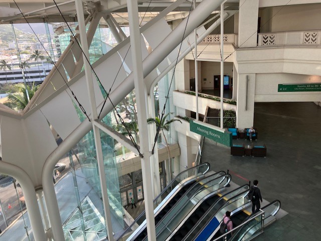 Entry to the Hawai'i Convention Center