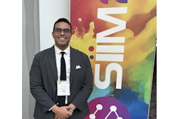 Mohamed Ibrahim, MD, presented a study May 21 on how AI can identify gaps in care for patients with vertebral compression fractures.
