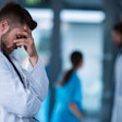 Doctor Sad Lean Wall