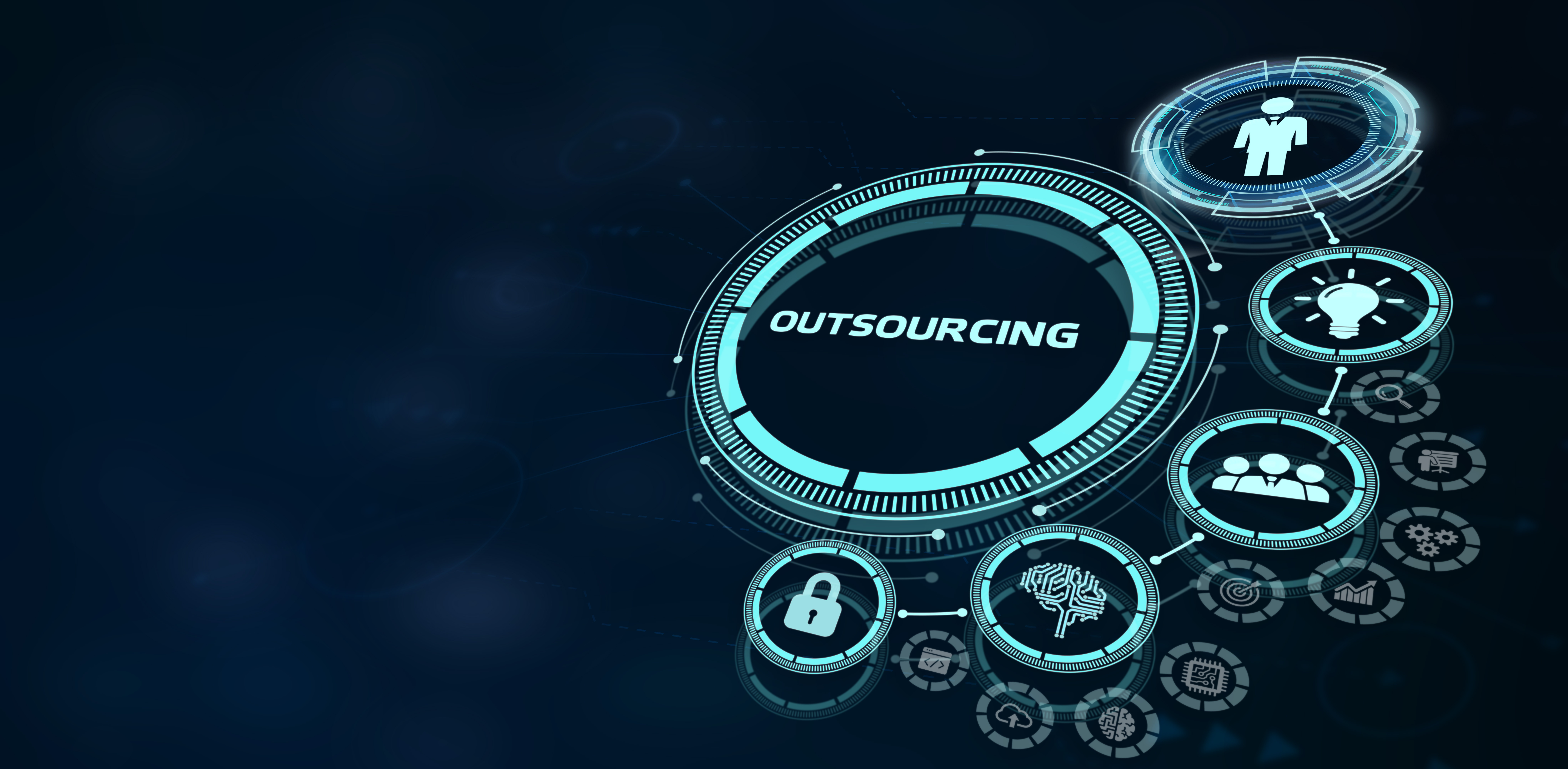 Outsourcing Network Concept