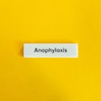 Anaphylaxis Word Tile Adobe Photoopus