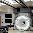 An IMRIS ceiling-mounted diagnostic and intraoperative MRI system.