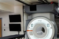An IMRIS ceiling-mounted diagnostic and intraoperative MRI system.