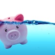 Piggy Bank Under Water Adobe Romolo Tavani