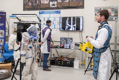 MinXray's Impact system in testing at NASA’s Glenn Research Center in Cleveland, OH.