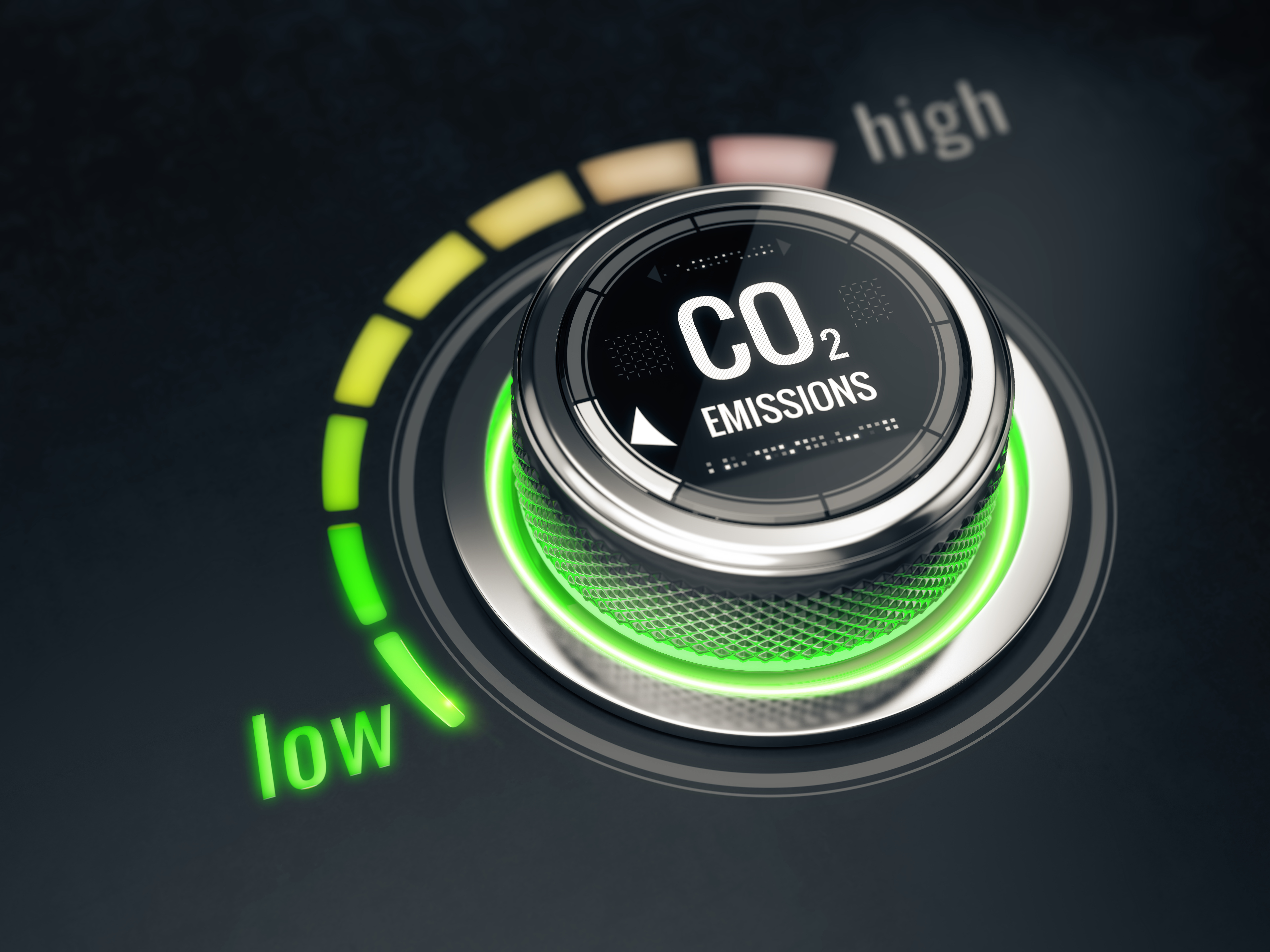 Co2 Emissions Dial Low