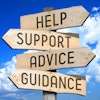 Signpost Arrows Help Support Advice Guidance