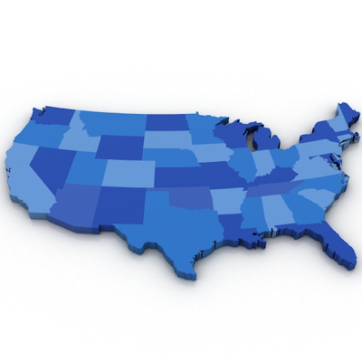 United States Map 400