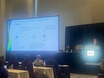 Georgia Spear, MD, discusses her team's preliminary findings showing the effectiveness of the Mirai breast cancer prediction model.
