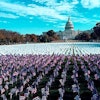 LUNGevity Foundation’s 'White Flag for Lung Cancer' at the National Mall in Washington, DC.