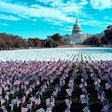 LUNGevity Foundation’s 'White Flag for Lung Cancer' at the National Mall in Washington, DC.