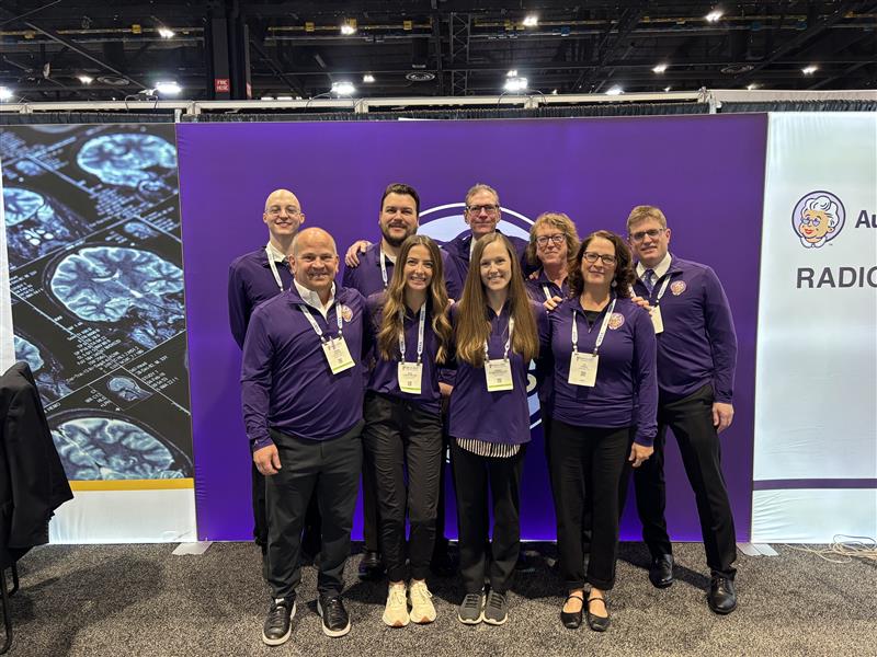 The AuntMinnie team at RSNA.