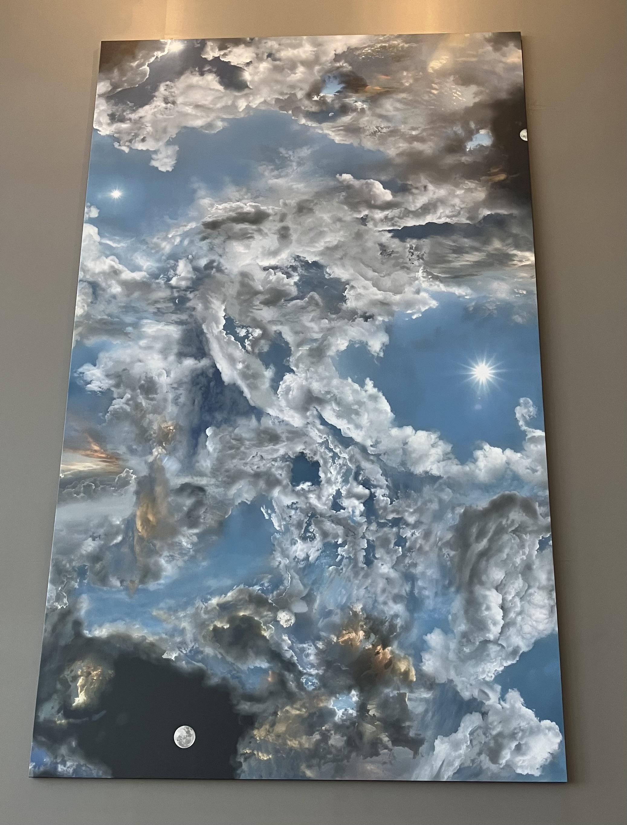 'It Always Starts and Comes Back to Here (100's of Days and Nights and Dawns and Dusks Above and Beyond Chicago' by Ken Fandell. A montage of color photographs