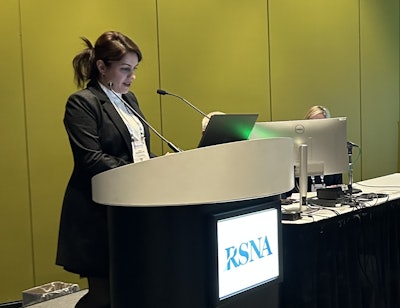 Yalda Nikanpour, MD, presented findings on SPECT/CT imaging in cancer patients receiving Pluvicto on December 1 at RSNA in Chicago.