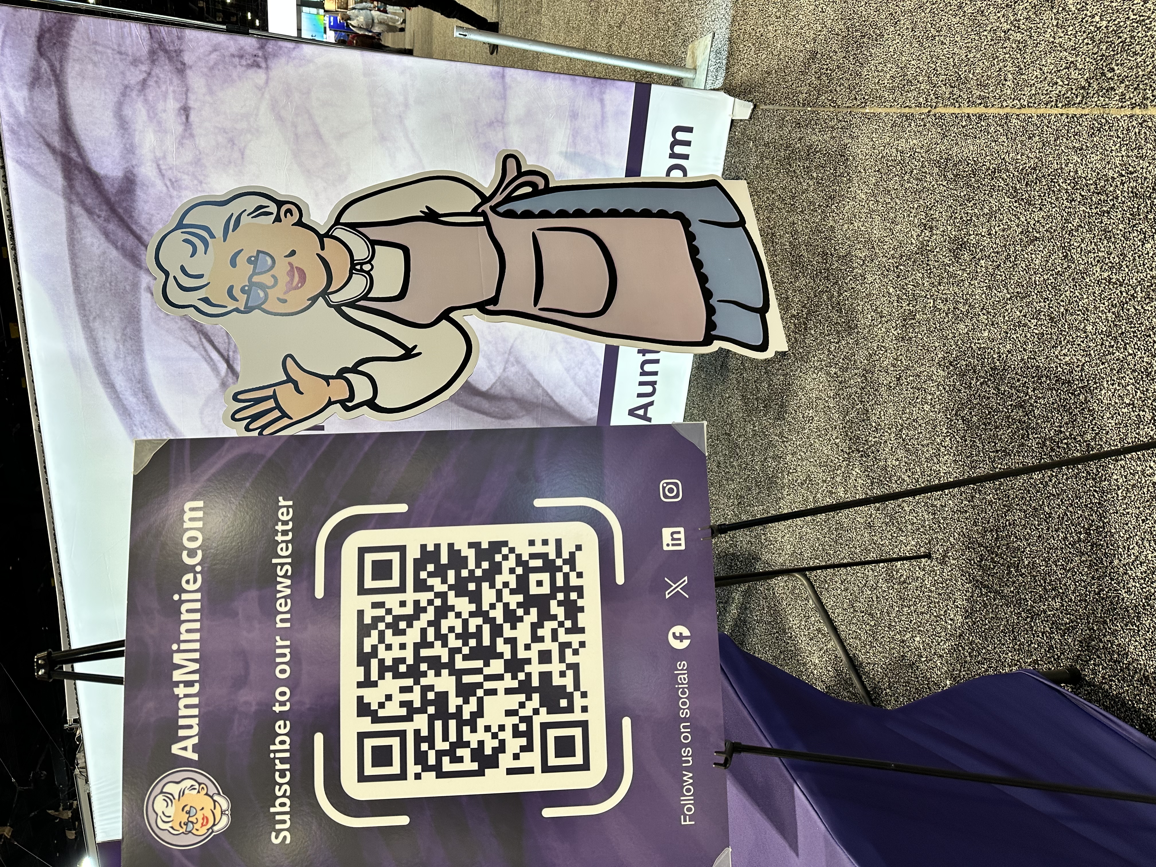 The AuntMinnie booth at RSNA 2025.