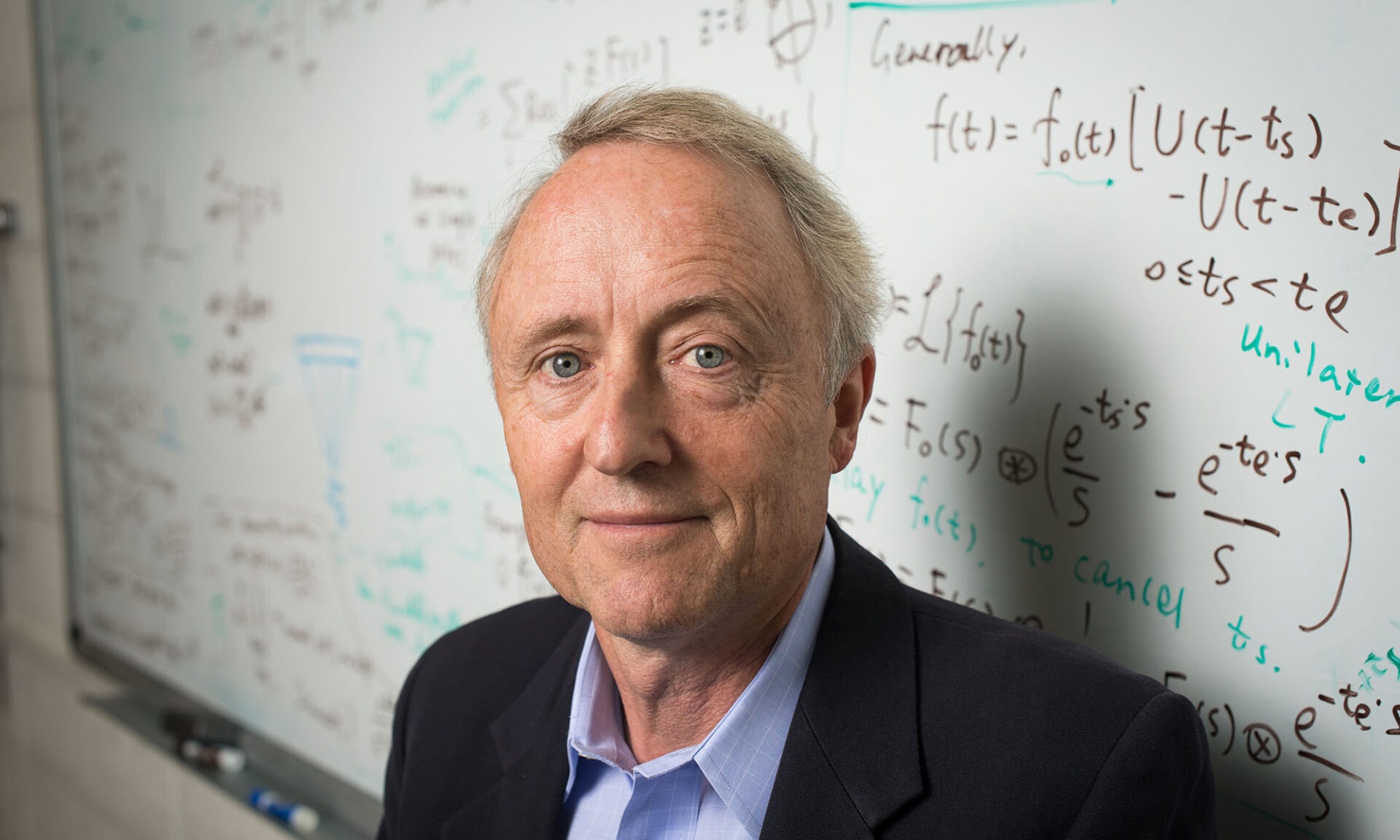 Kevin Parker in his lab at URochester's Hopeman Hall in July 2014.