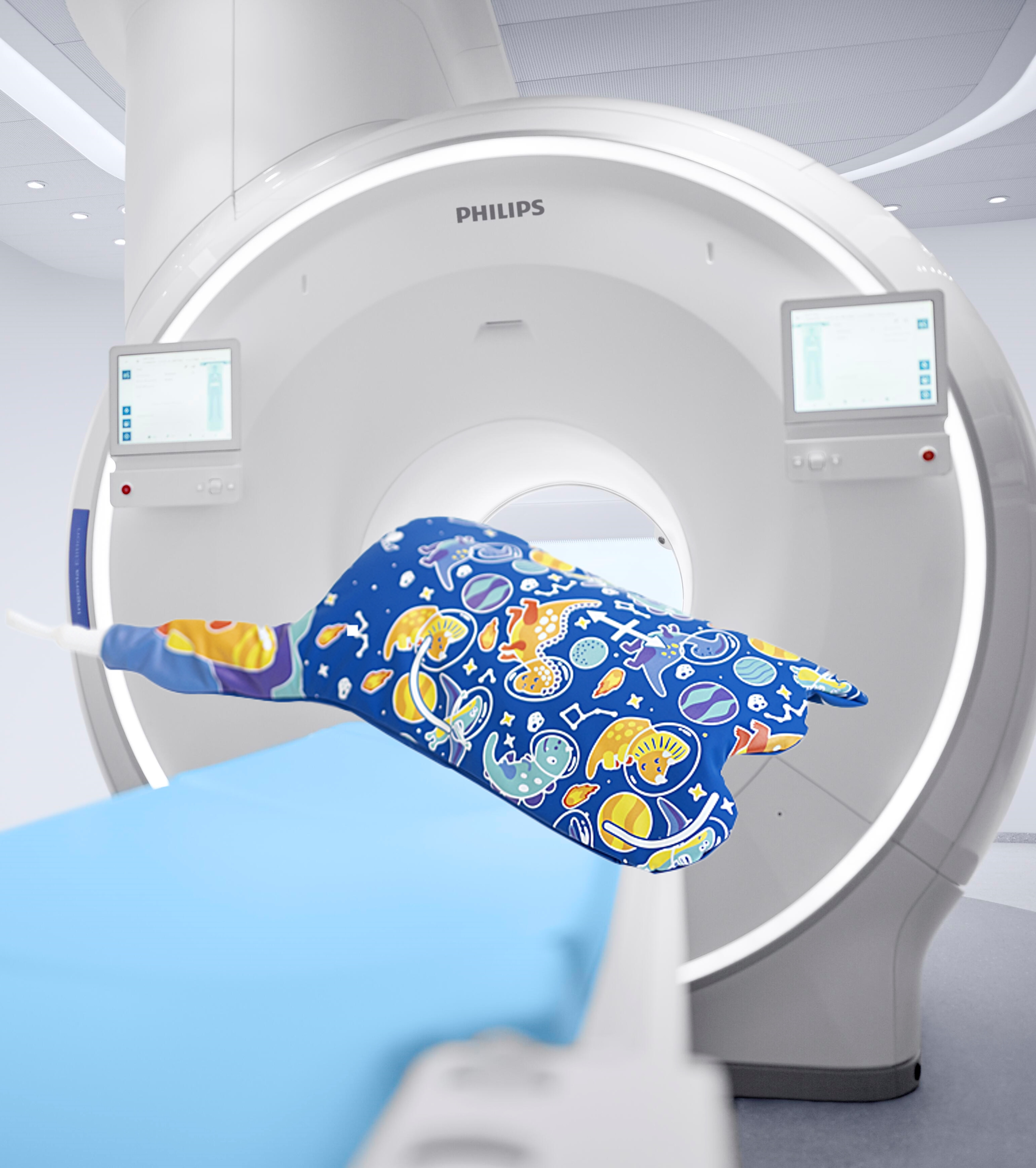 InkSpace Imaging Snuggle pediatric body array coil.
