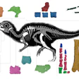 The skeletal anatomy of a juvenile Doolysaurus huhmini. The graphic highlights the fossil bones that were found with the dinosaur