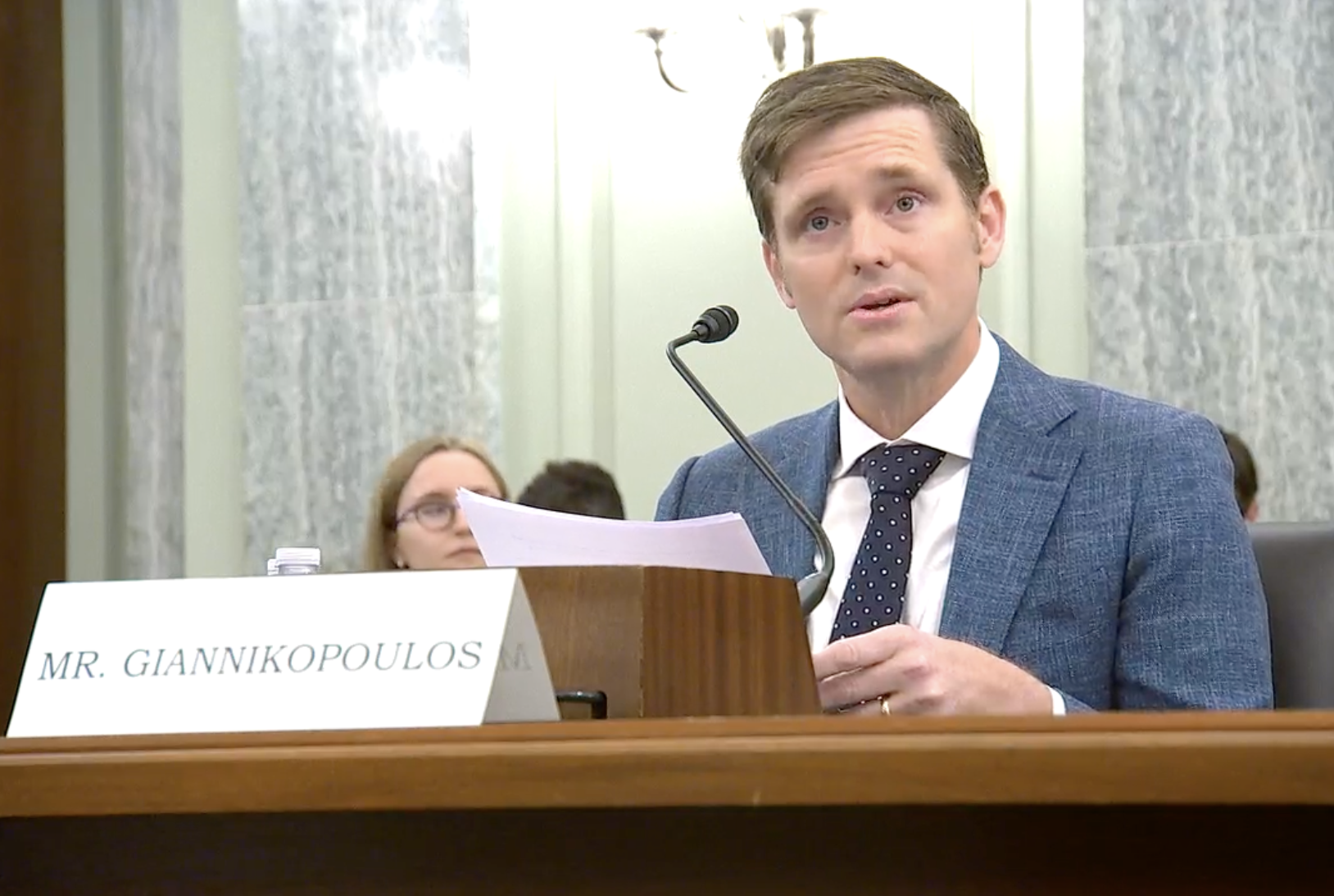 Rad AI executive Demetri Giannikopoulos testified March 3 as part of a U.S. Senate committee hearing into AI safety, productivity, and care.