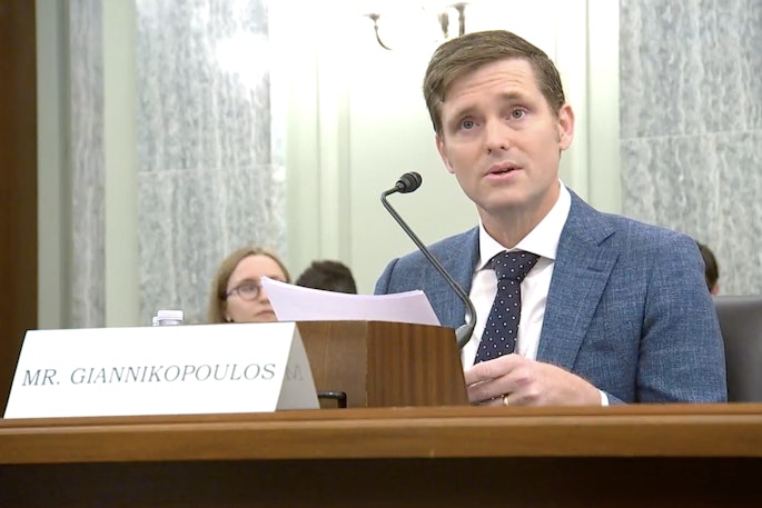 Rad AI executive Demetri Giannikopoulos testified March 3 as part of a U.S. Senate committee hearing into AI safety, productivity, and care.