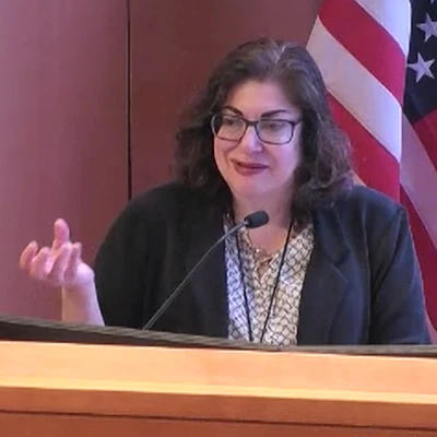 Radiologist and Academy for Radiology and Biomedical Imaging Research President Pamela Woodard, MD, emphasized collaboration in preparation for AI-driven advances in imaging science.