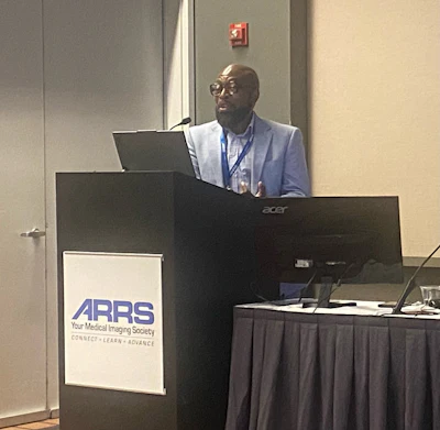 Jamlik-Omari Johnson, MD, presents at ARRS 2026 on how emergency radiologists can brace for future workforce trends, including staffing challenges and increased patient and imaging volume.