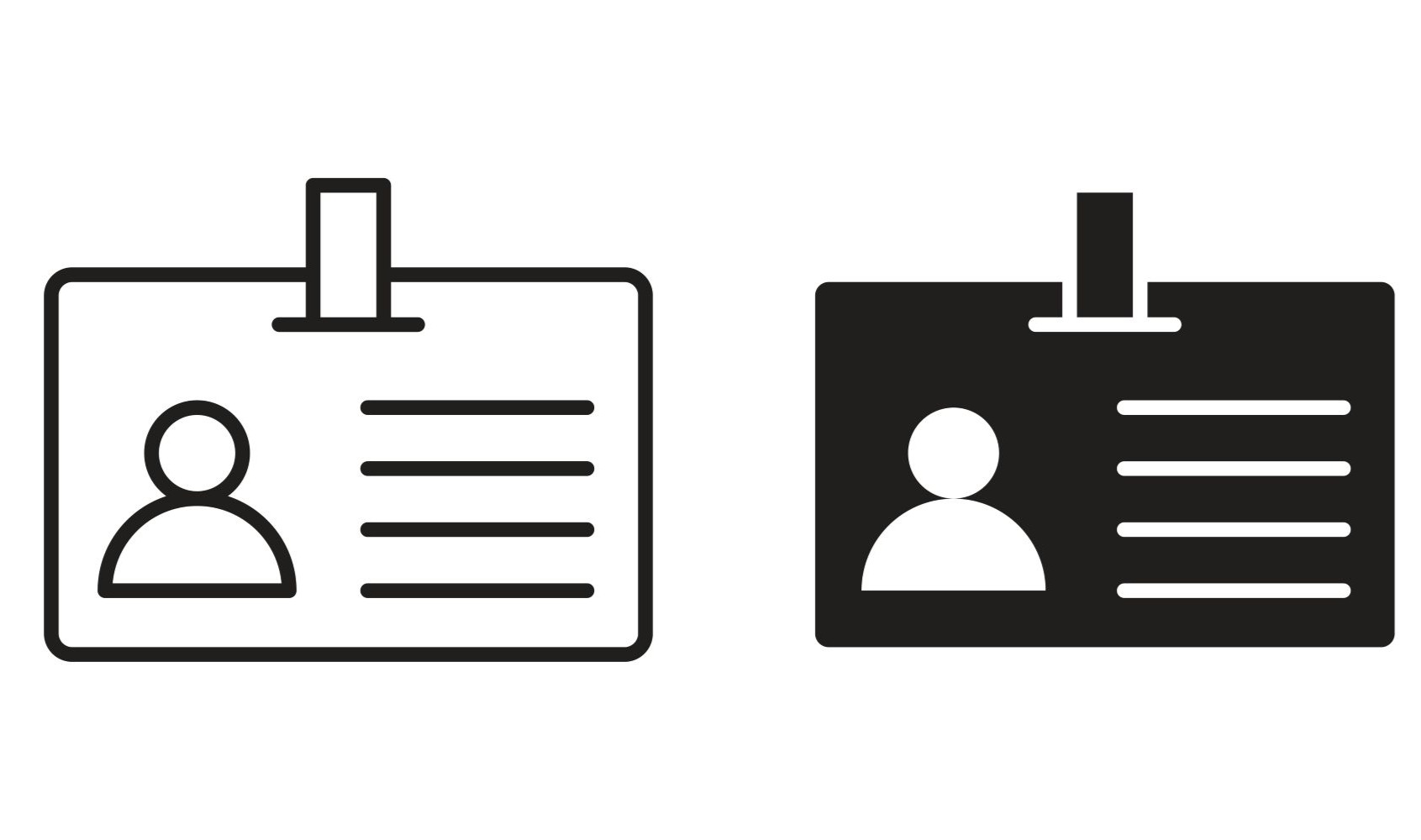 Id Badges Icons