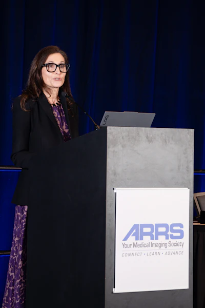 ARRS President Christine Glastonbury, MD.