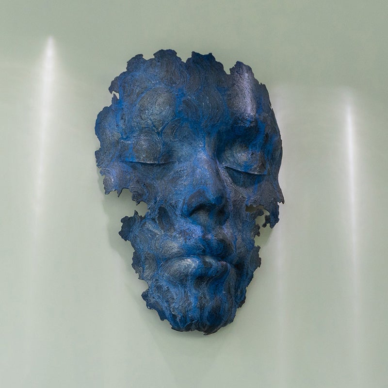 Face sculpture by Marco Olivier, 2024