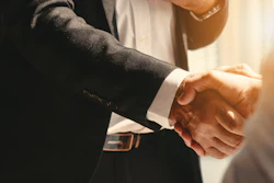 Business Handshake Man