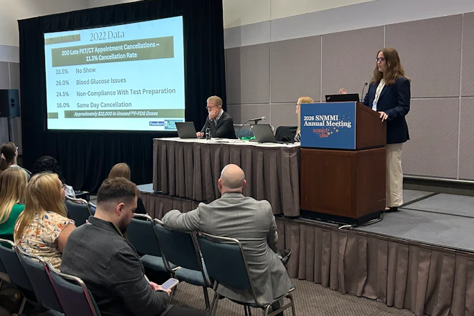 Kiara Schmidt of Froedtert Health presented a study May 30 at the SNMMI annual meeting.