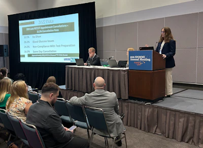 Kiara Schmidt of Froedtert Health presented a study May 30 at the SNMMI annual meeting.