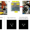 (a) Benchtop portable POC-PET prototype system. (b) Phantom imaging experiment setup. (c) Comparison of conventional full-data MLEM reconstruction with incremental OSEM reconstruction.