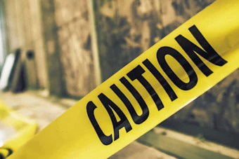 Yellow Caution Tape Social