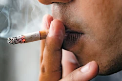 Cigarette Smoker Closeup 400