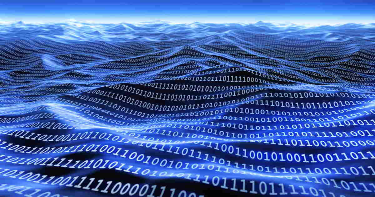 Computer Data Wave Social