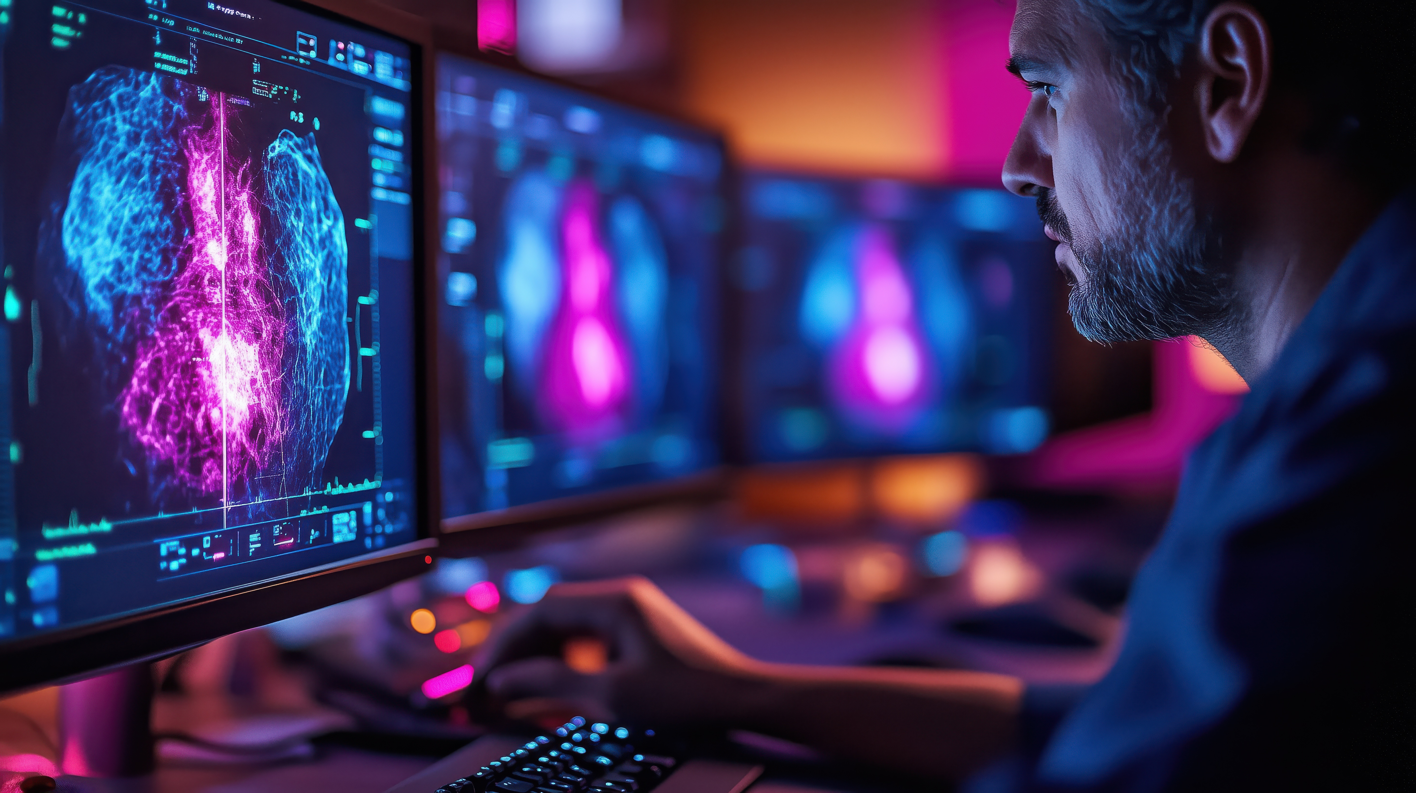 Radiologist Breast Imaging Computer Screen