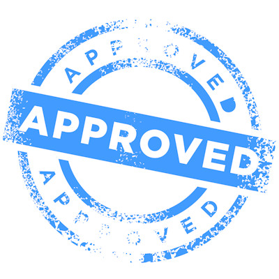 Approved Stamp 400