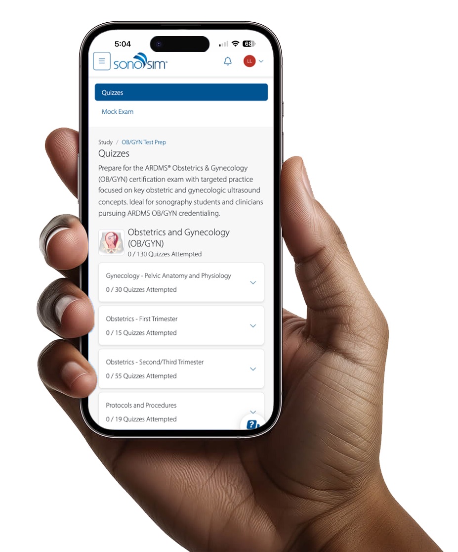 SonoSim's OB/GYN Test Prep