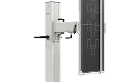 Updated version of Carestream's DXR-LC long-length imaging detector.