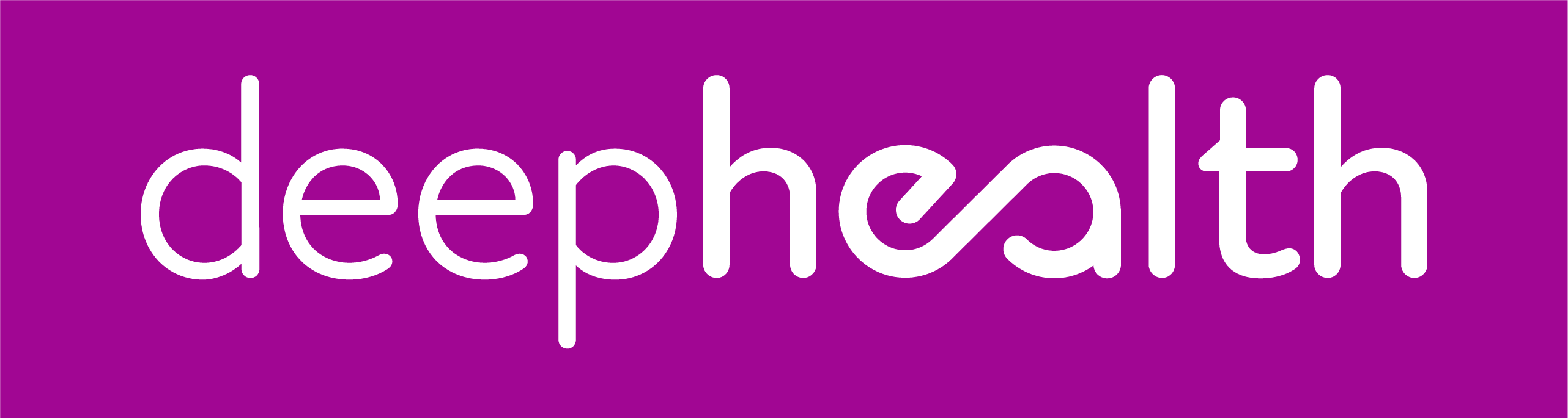 Deephealth White On Purple
